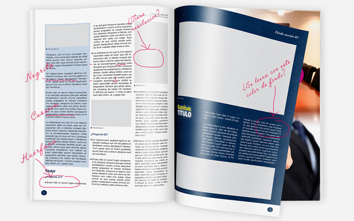 Corrección de publicación editorial - Diseño de catálogos para empresas