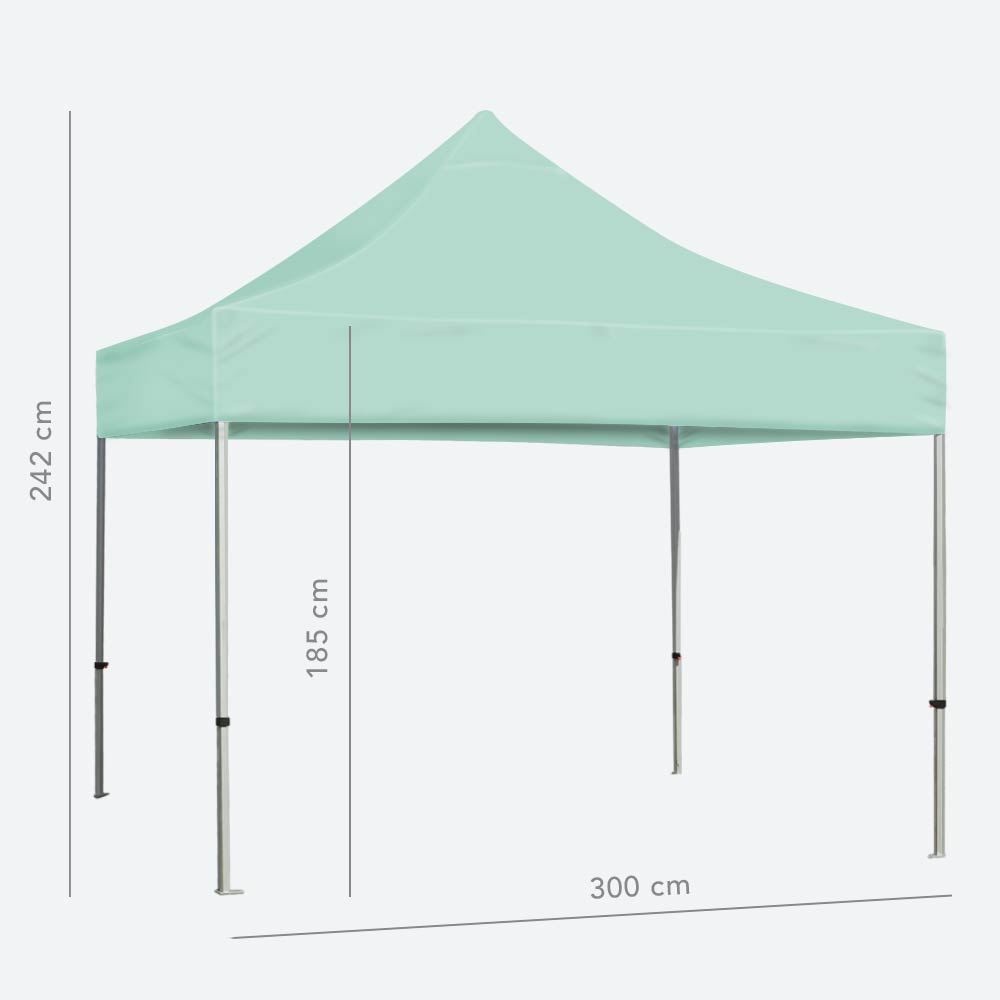 Techo de carpa personalizable 3 x 3 m