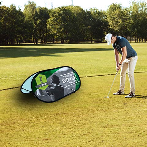 Golf Banner Suelo para eventos deportivos