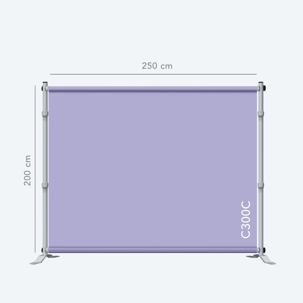 Photocall Extensible Telescópico 250x200 cm (C300C)