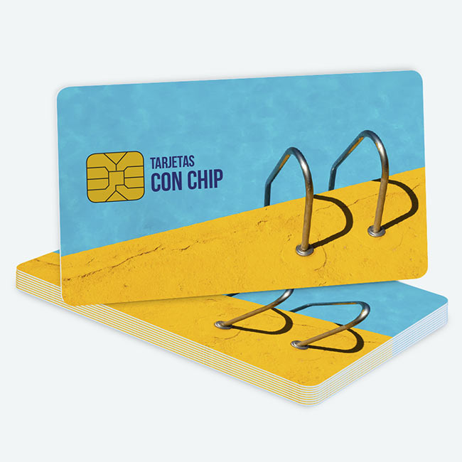 Tarjetas de visita especiales con chip