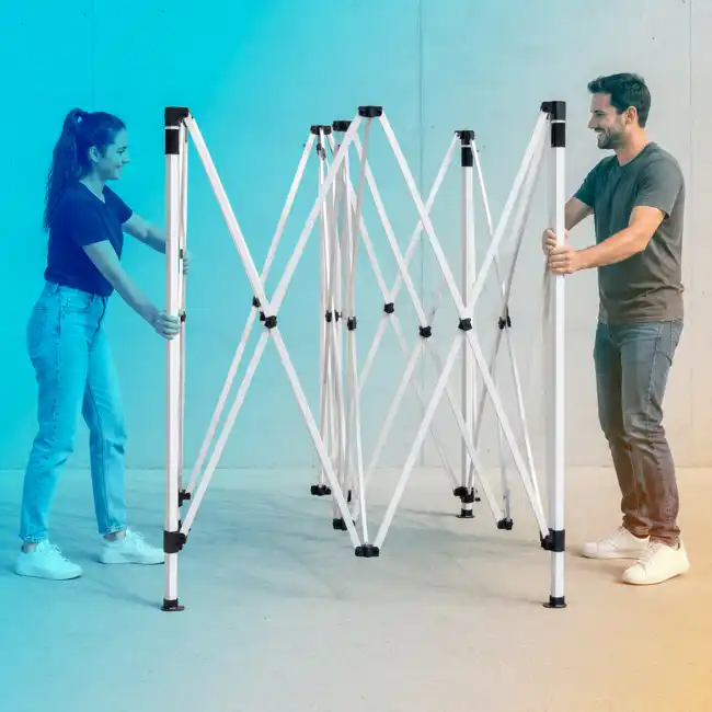 Estructura de carpa sin tela