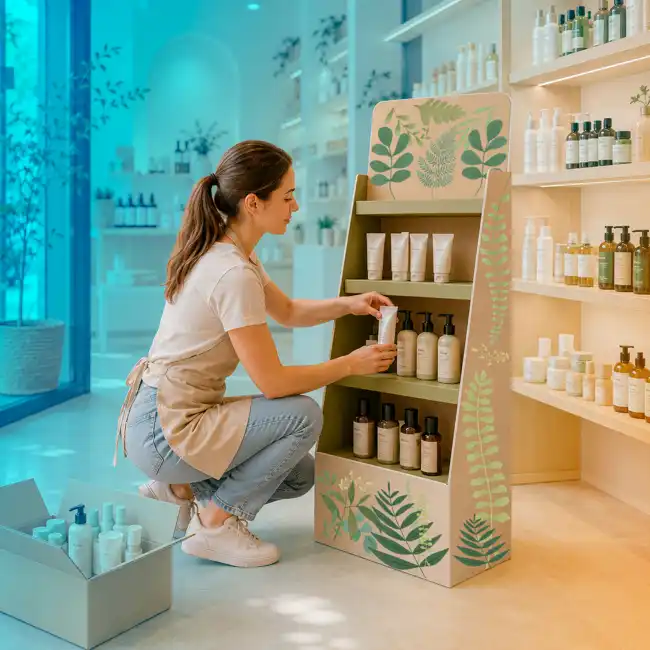 Expositores publicitarios de productos personalizados