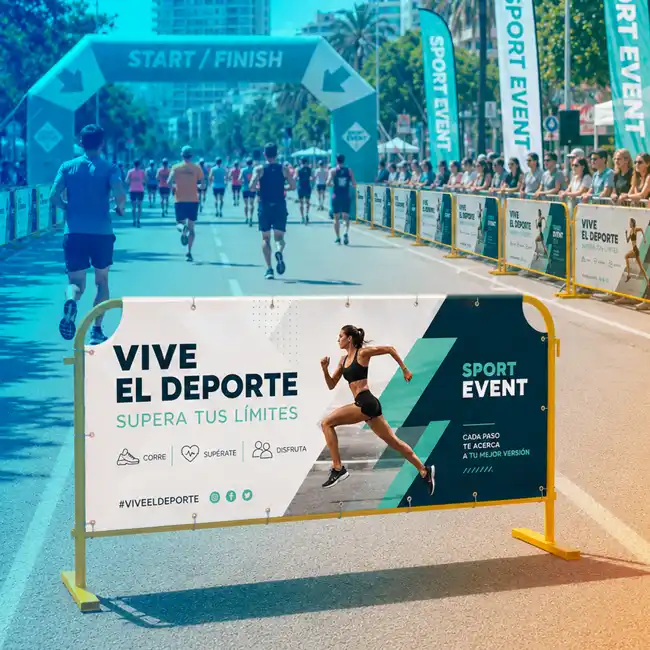 Lona cubre vallas exterior
