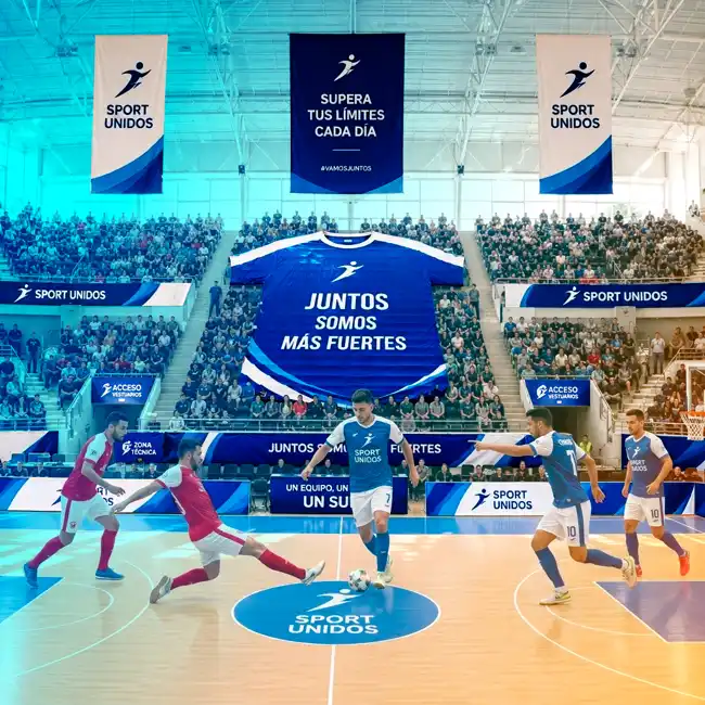 Lonas publicitarias impresas personalizadas para eventos deportivos