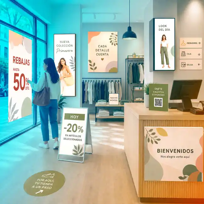 Materiales Flexibles para Retail y Decoración Comercial